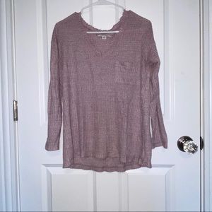 American Eagle Soft & Sexy Plush Waffle Shirt